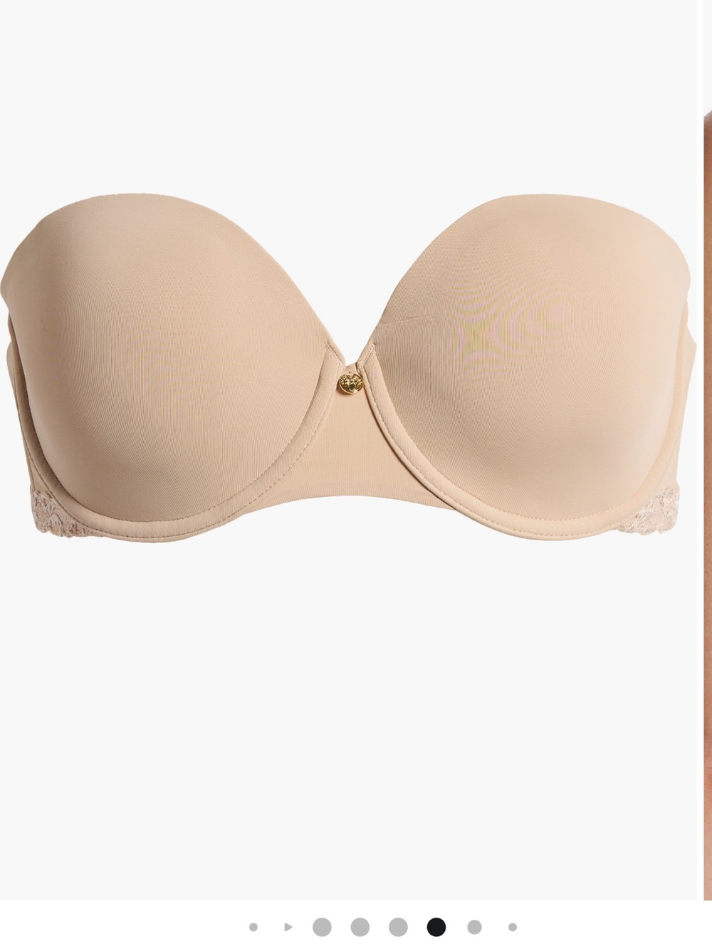 Natori Pure Luxe Strapless Contour Underwire Bra 34B
